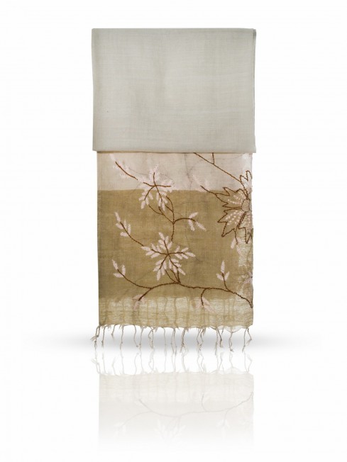 Палантин Женский ZW.EMB/TAUPE